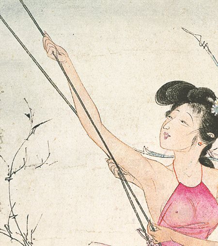 敦化-胡也佛的仕女画和最知名的金瓶梅秘戏图
